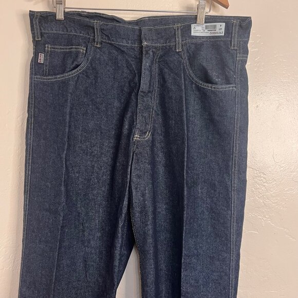 AR/FR Macron Safety 12 Oz Denim Jeans 36 X 30 OSHA COMP Flame Resistant Made USA - Picture 6 of 16